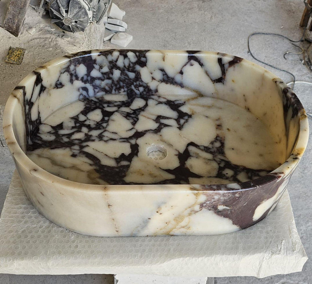 Calacatta Viola Vessel Sink