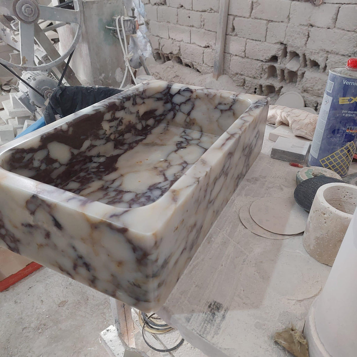 Calacatta Viola Powder Room Sink