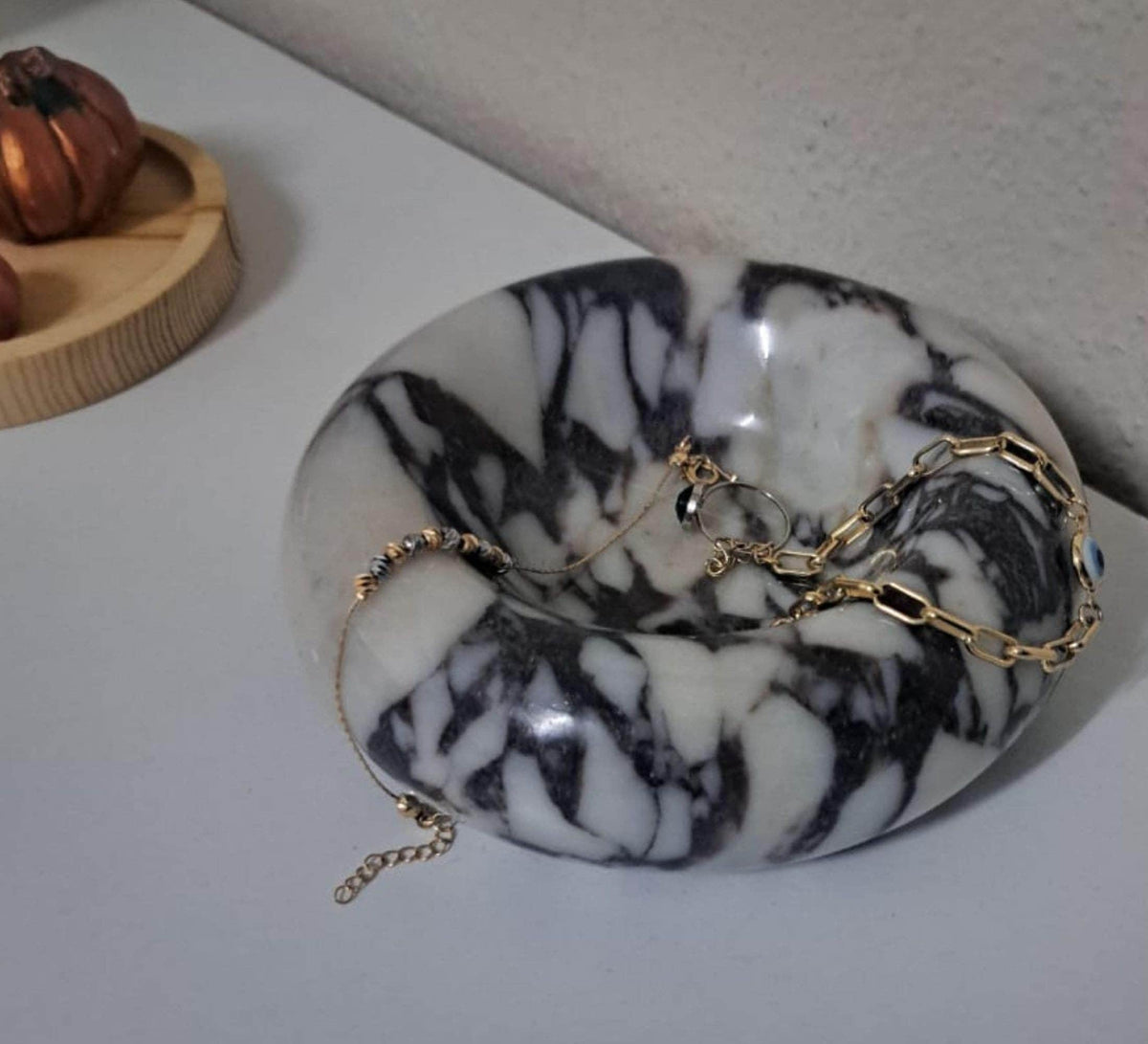 Calacatta Viola Marble Catchall Tray