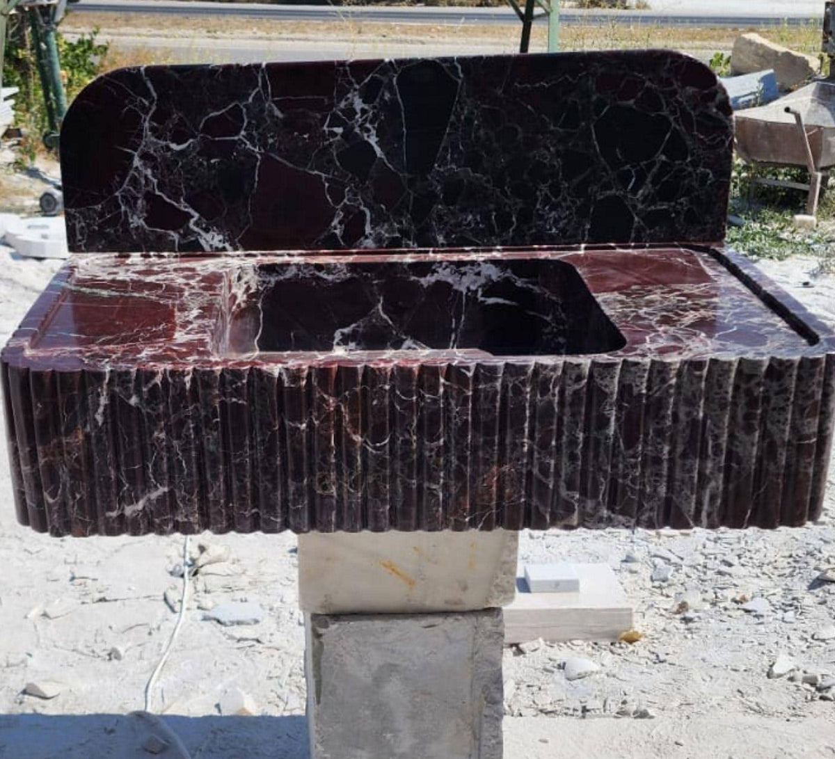 Rosso Levanto Sink, 35 in