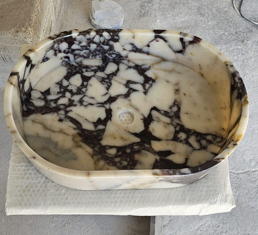 Custom Calacatta Viola Vessel Sink