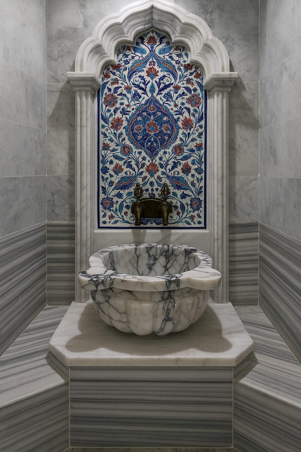 Calacatta Marble Bath Basin
