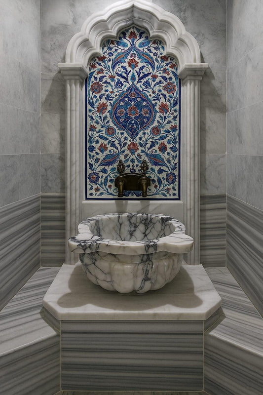 Calacatta Marble Bath Basin