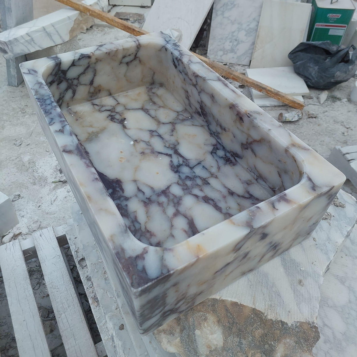 Calacatta Viola Powder Room Sink
