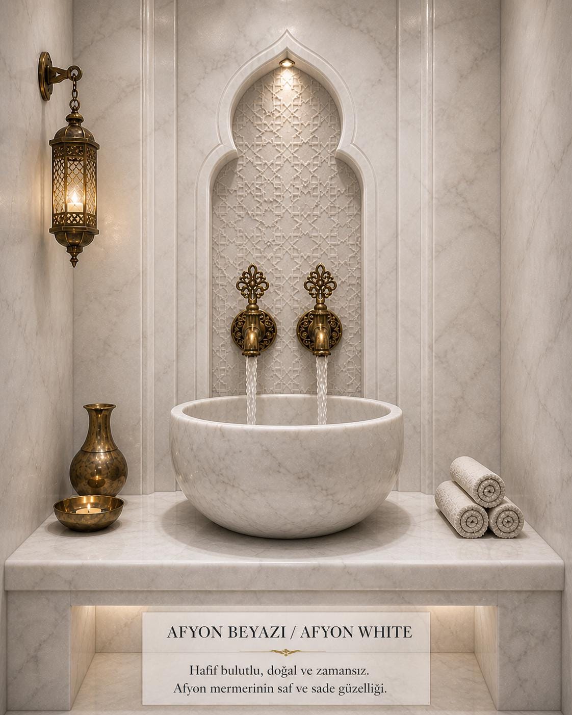 Hamam Tipi Tezgâh Üstü Kurna, Ø 45 cm