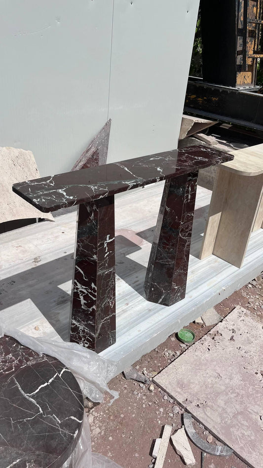 Calacatta Viola Marble Console Table