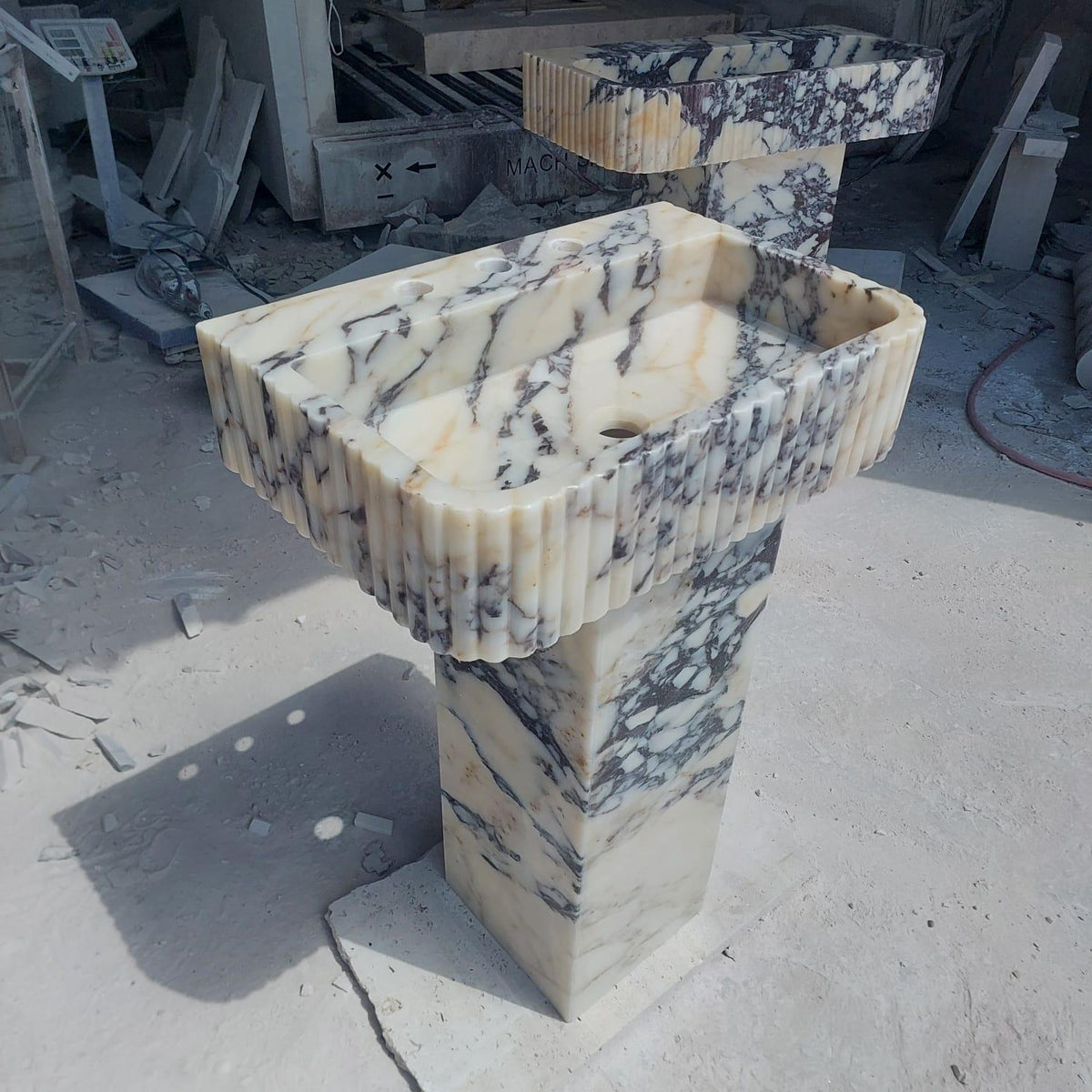 Calacatta Viola Pedestal Vanity