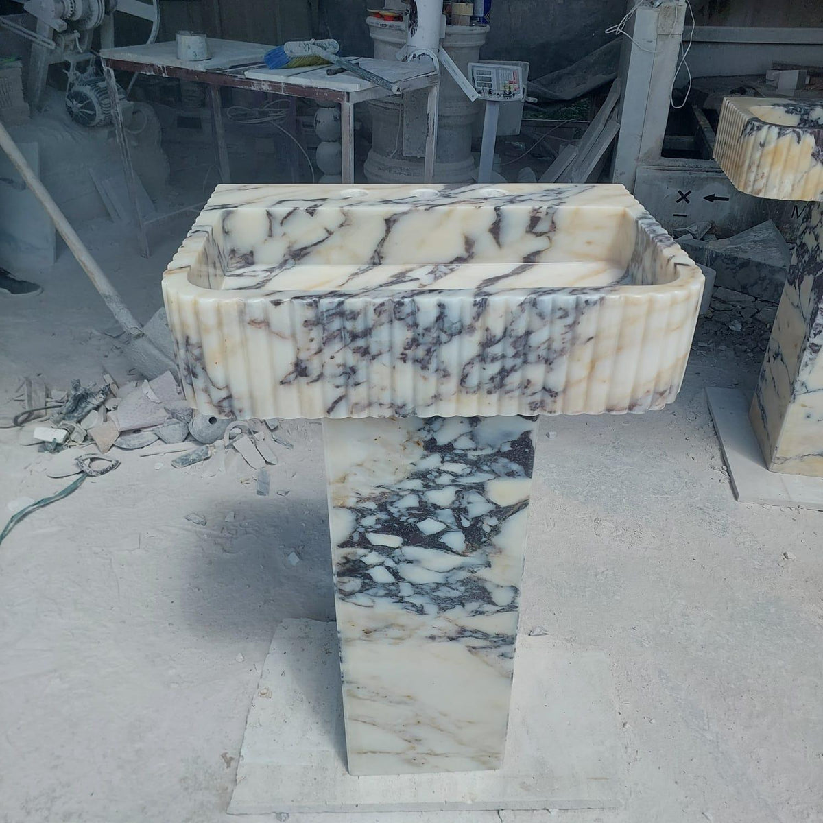 Calacatta Viola Pedestal Vanity
