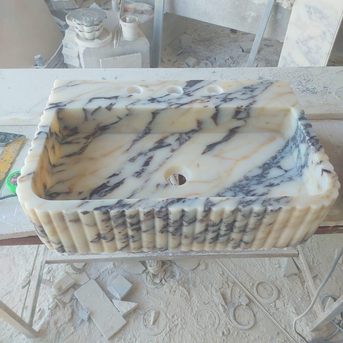 Calacatta Viola Pedestal Vanity