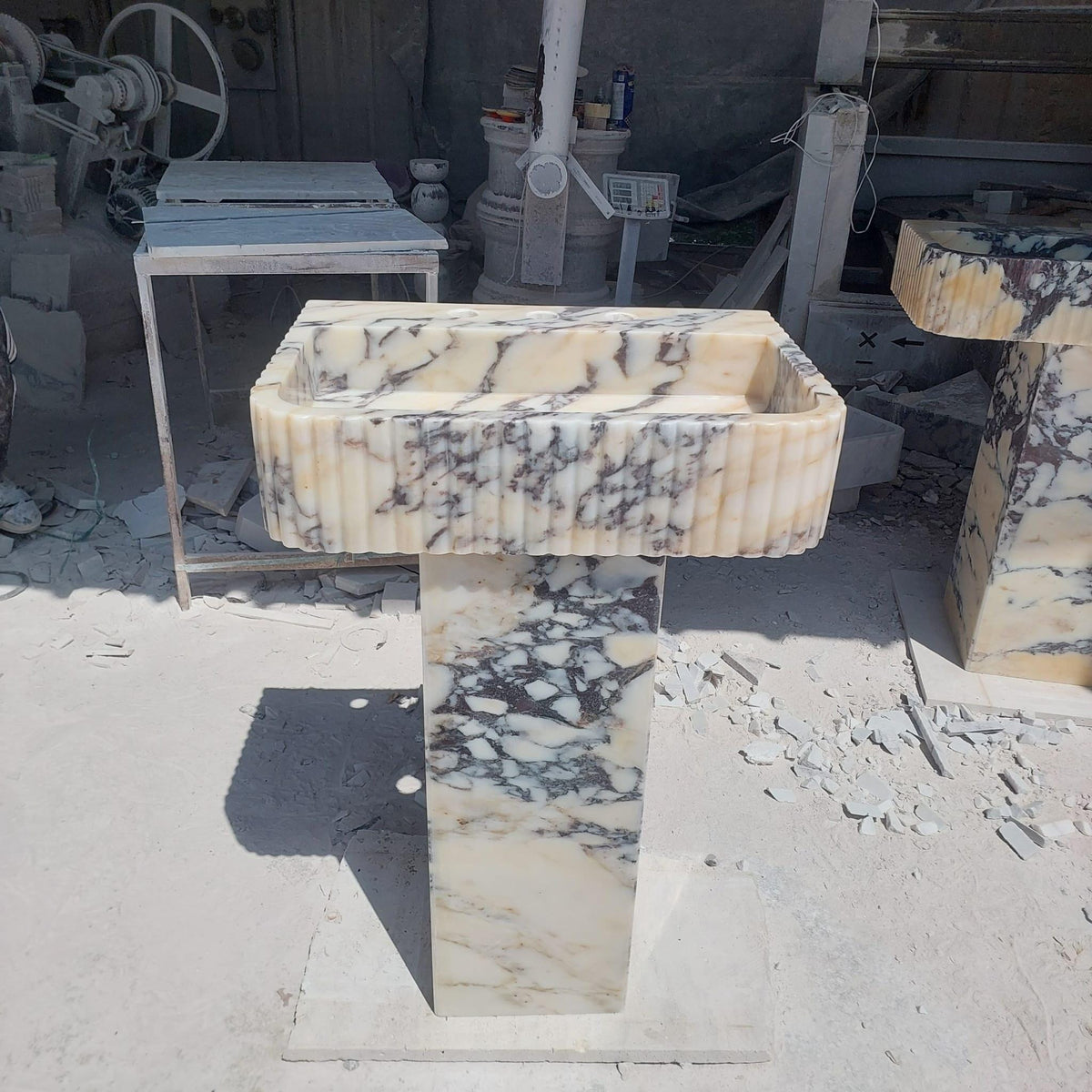 Calacatta Viola Pedestal Vanity