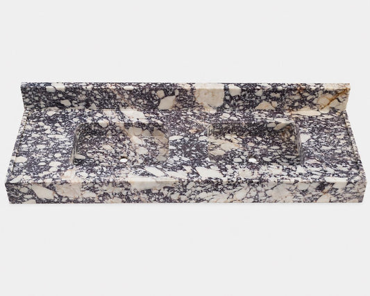 Calacatta Viola Marble Double Vanity Top