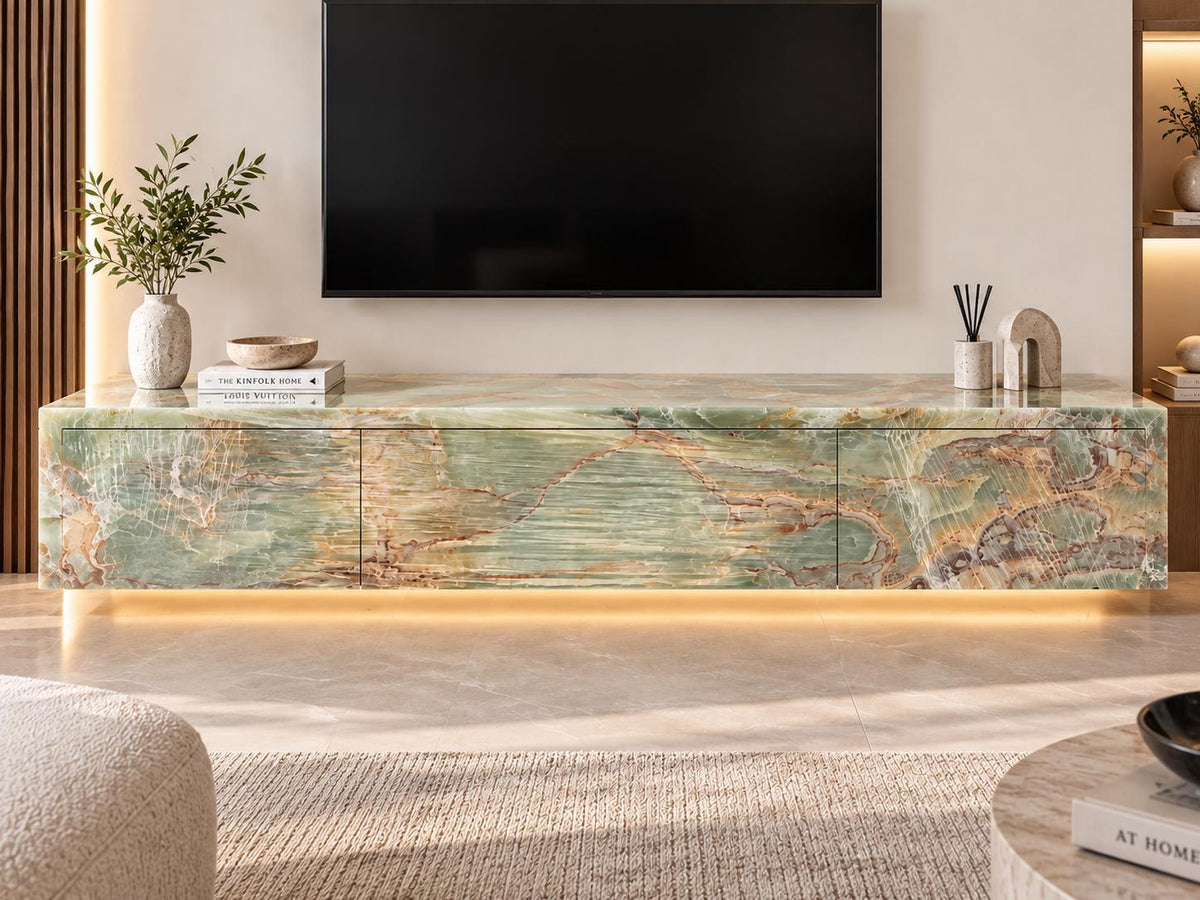 Green Onyx TV Stand