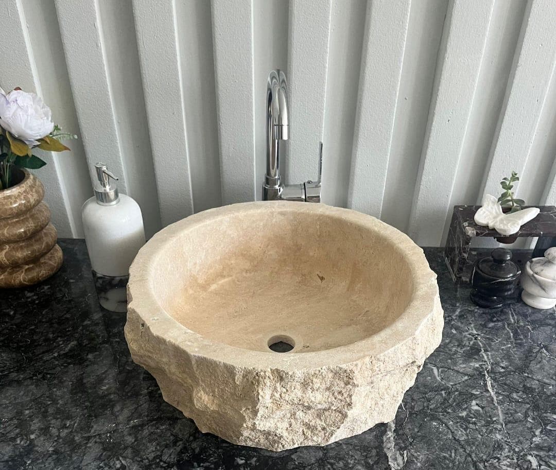 Natural Travertine Vessel Sink
