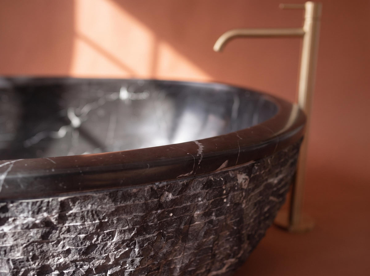 Nero Marquina Freestanding Bathtub